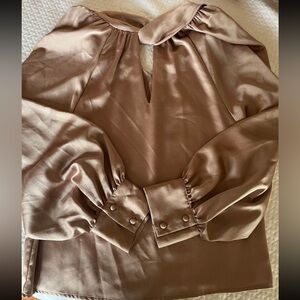 Zara satin top